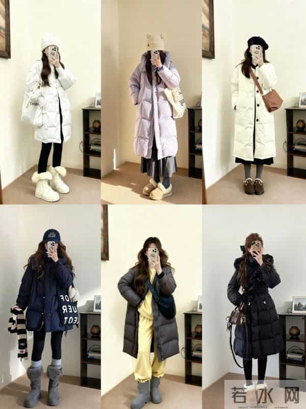 彩色羽绒服+节日风穿搭，承包整个冬天的美
