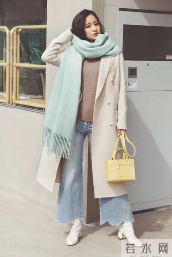 冬天的大衣，还是与阔腿裤更配哦！