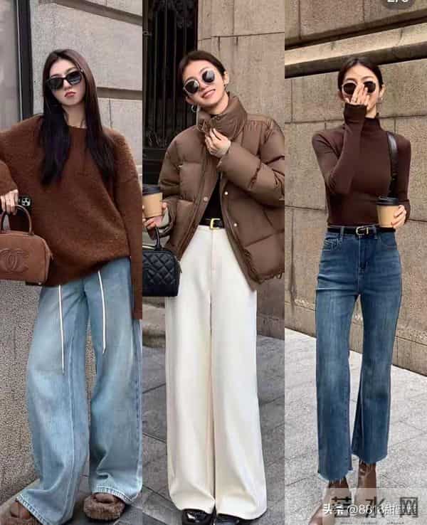 女生秋冬美德拉穿搭，简约大气，轻松get的日常高级感