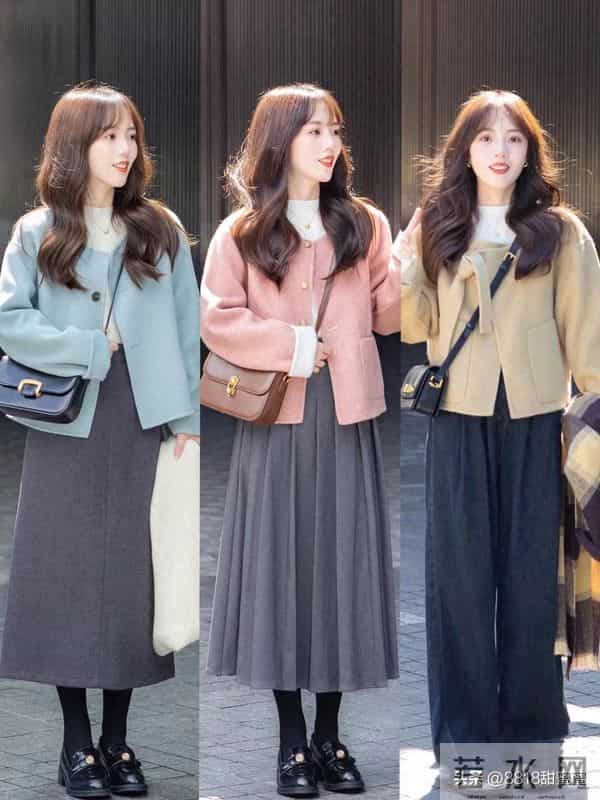 小个子春日穿搭，多穿浅色露肤清爽洋气更显高