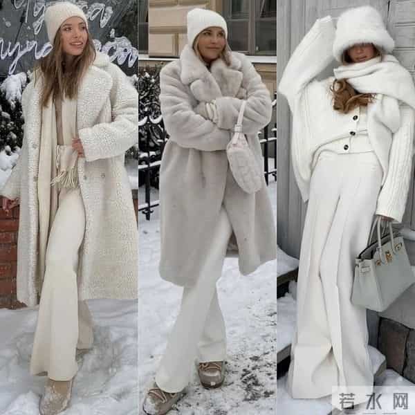 白色何以成为冬日高级色？简约搭配气场全开，尽显自信高级风