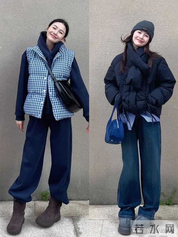 保暖又时尚大气的羽绒服搭配来了，搭配保暖套装不仅美，还高级
