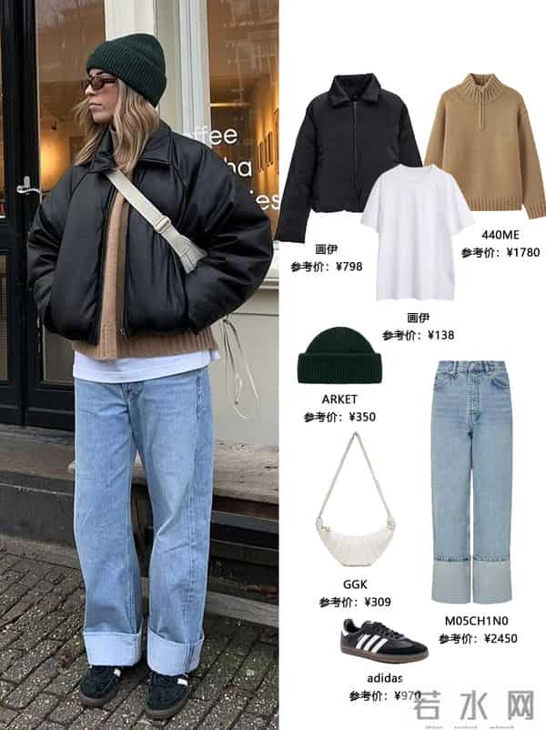 羽绒服极简舒适感穿搭合集！