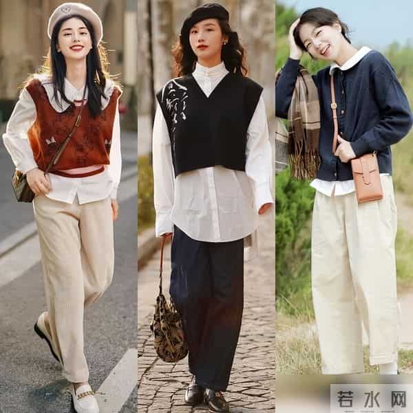 冬天，穿衬衣时建议搭配这4条裤子，知性又显瘦，小个子也能穿