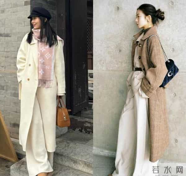 今年冬天“买精不买多”，干净色大衣，配半身裙、阔腿裤，太高级
