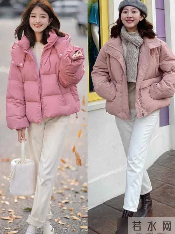冬天要有一条“白裤子”，搭配羽绒服减龄时髦，搭配大衣洋气高级