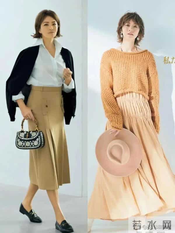 主妇打扮才懂，裙不上膝发带卷，得体又显气质