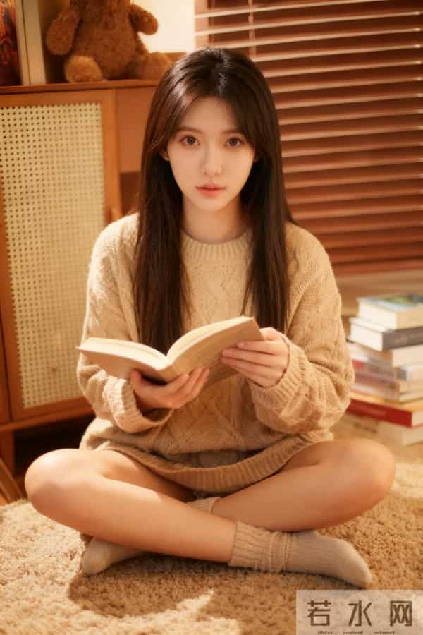 宽松针织短裙的慵懒系冬日穿搭