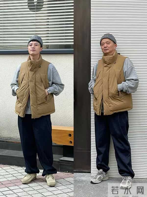 中老年男人，为什么劝你别模仿“年轻人穿搭”？看3组对比图就懂