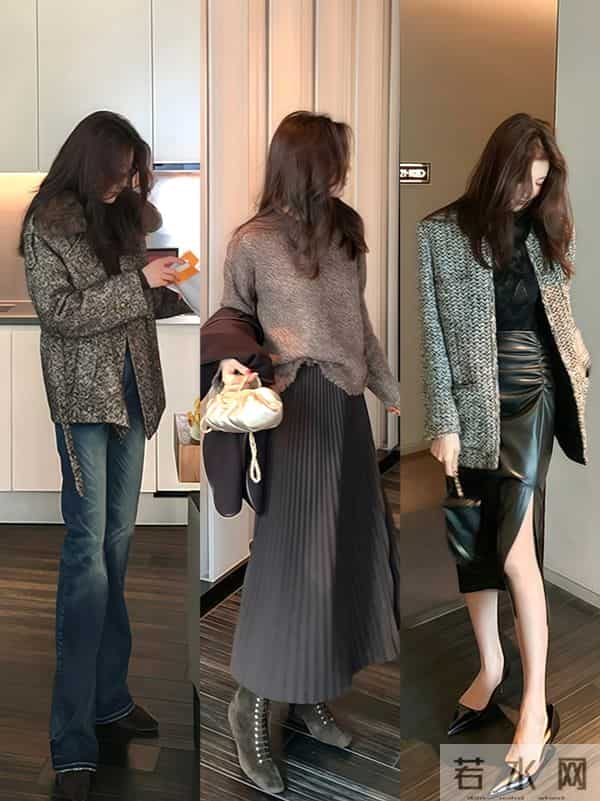 “优雅+知性穿搭”太爱了，完全是我喜欢的穿搭