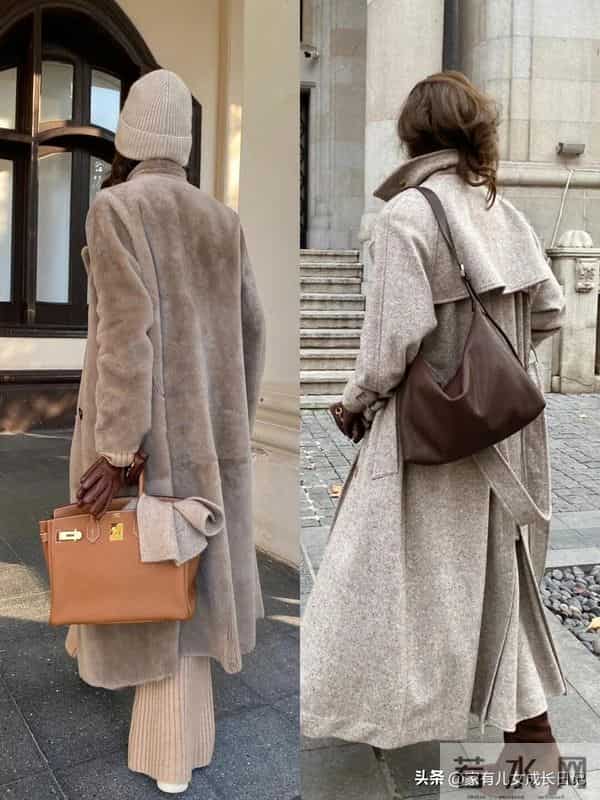 秋冬“松弛高级感”穿搭，citywalk松弛燕麦色长大衣+同色系内搭