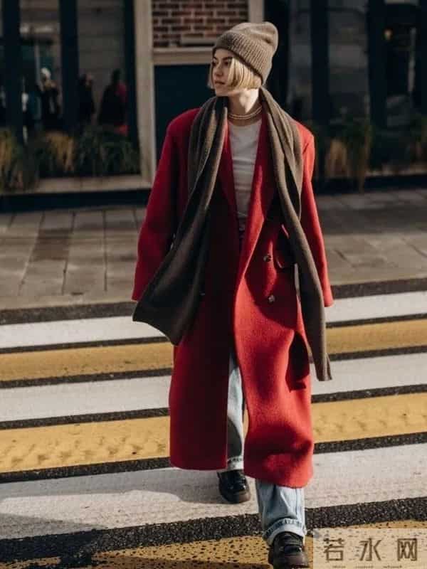 冬天的大衣，还是与阔腿裤更配哦！