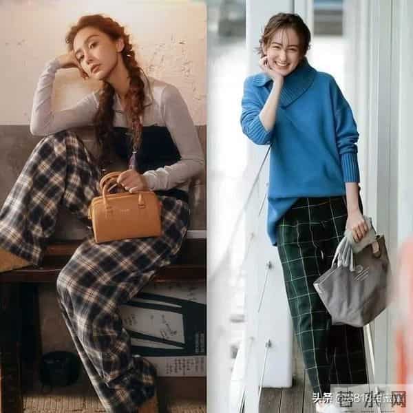 今冬，“格子裤”又火了，轻松穿出复古文艺范！