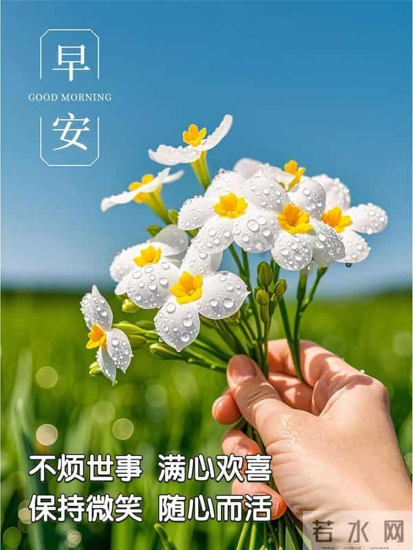 23句清晨暖心祝福，清风送暖、心意相传，愿你生活惬意、好运连连