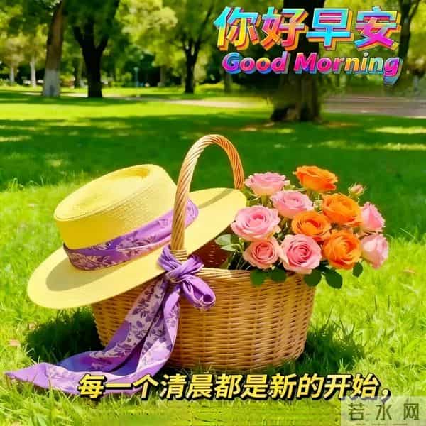 早上好,24张早安漂亮祝福图片,愿平安健康,心想事成