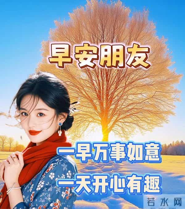 12月5日-漂亮周五早安祝福图片,早安祝福语精选