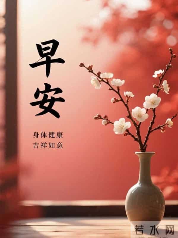 一醒来就有好心情； 一出门就有好运气。 愿你一整天都顺心如意