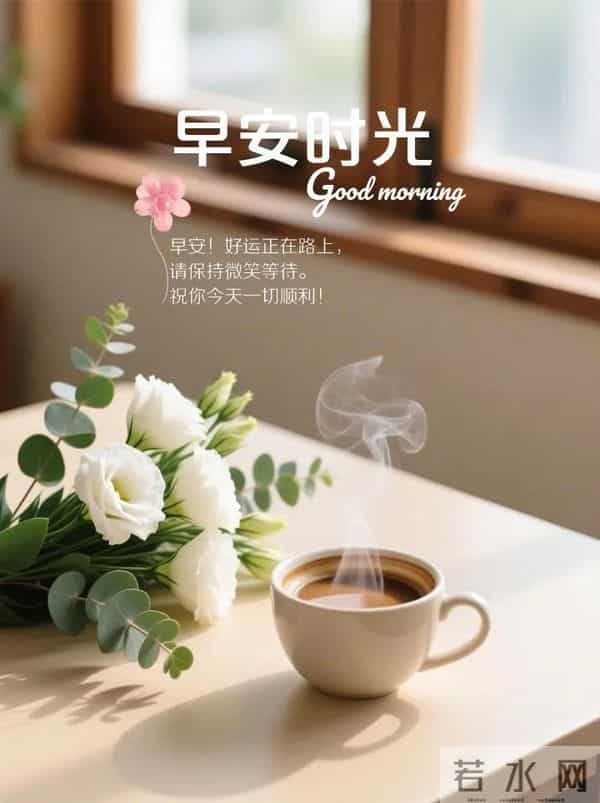 12月5日早安每一天都是新的画布,用微笑当颜料画下属于你的晴空