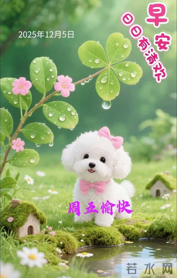 2025年12月5日早上好 早安精美美图 早安周五愉快 早安温馨祝福语