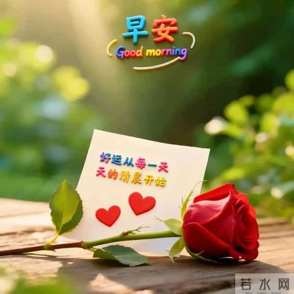 早上好,24张早安漂亮祝福图片,愿平安健康,心想事成