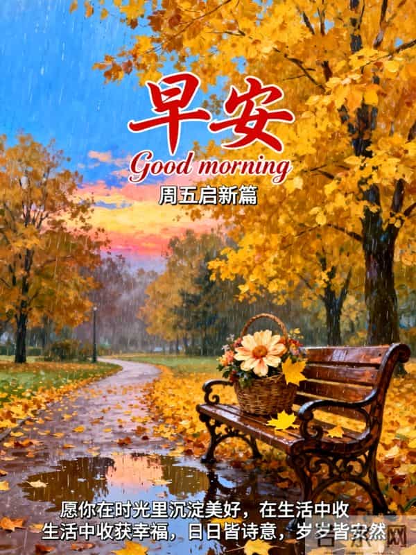 2025年12月5日周五早上好祝福语图片,最新温馨淡雅早安精美图片