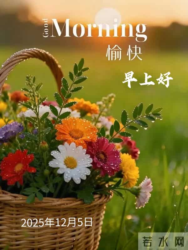 2025年12月5日早上好 早安精美美图 早安周五愉快 早安温馨祝福语