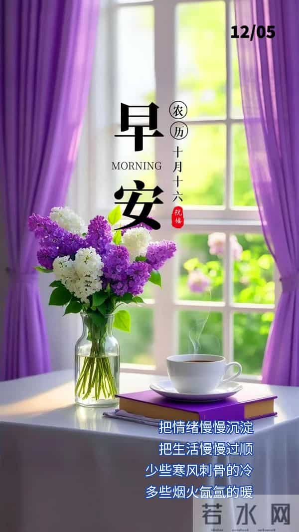 「2025.12.05」早安心语，不谈从前种种 不说如果当初 希望越来越好