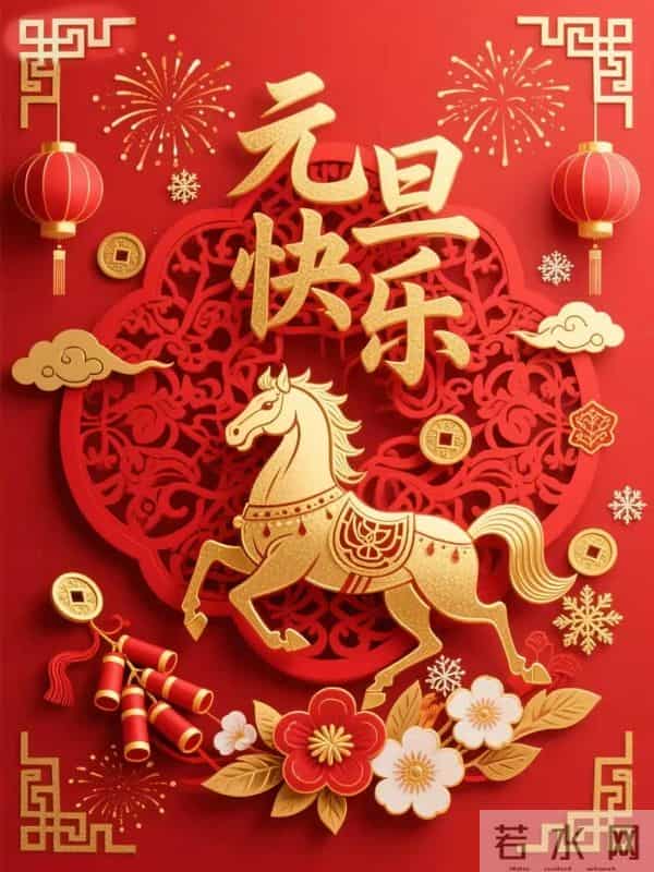 2026元旦来咯!愿你似欢快溪流,奔赴热爱,收获美好,喜乐永相随