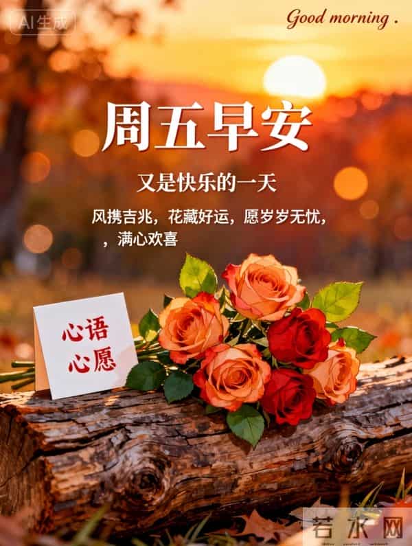 2025年12月5日周五早上好祝福语图片,最新温馨淡雅早安精美图片