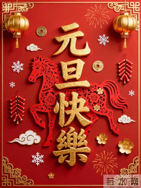 2026元旦来咯!愿你似欢快溪流,奔赴热爱,收获美好,喜乐永相随