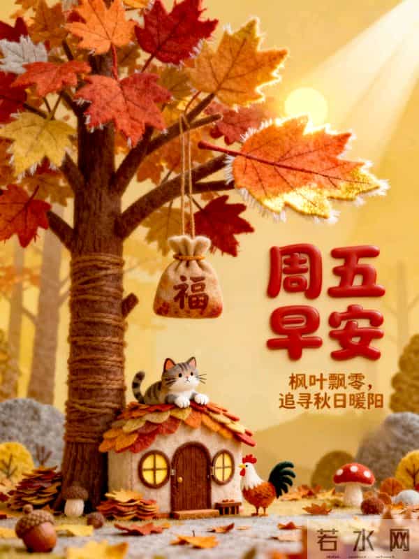 2025年12月5日周五早上好祝福语图片,最新温馨淡雅早安精美图片