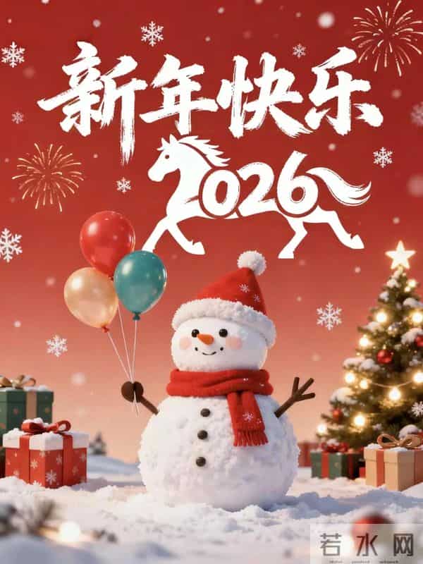 2026元旦来咯!愿你似欢快溪流,奔赴热爱,收获美好,喜乐永相随