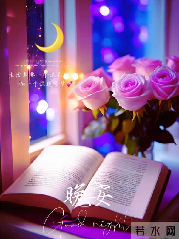 晚安,愿长夜无扰,梦里繁花似锦,醒来皆是晴朗