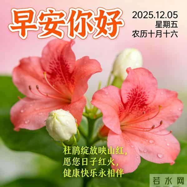 2025.12.05 早安祝福 围巾手套御寒风 亲友叮咛情意暖 早安幸福万年长