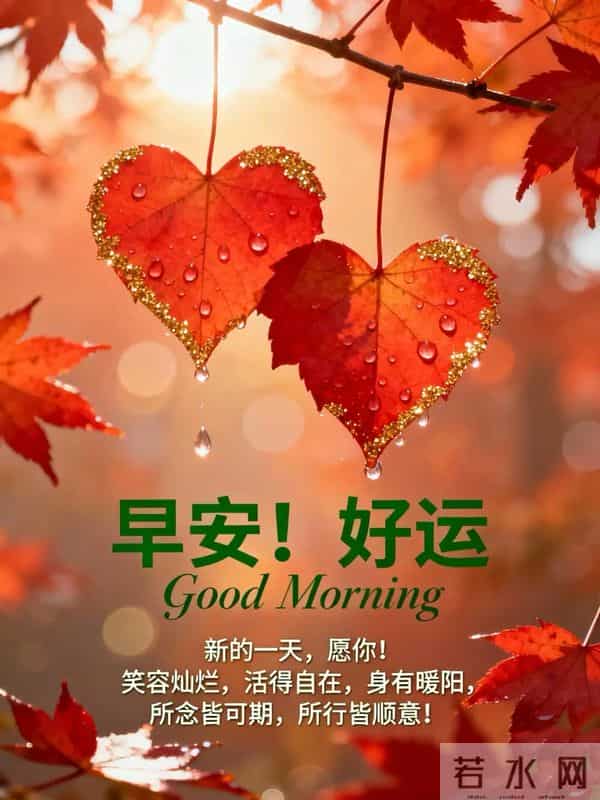 每天的开心,是健康的保证,不为往日忧,只为余生笑。早安!