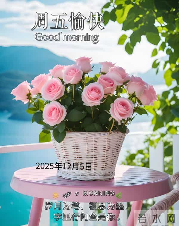 2025年12月5日早上好 早安周五愉快 早安精美美图温馨祝福语 早上好