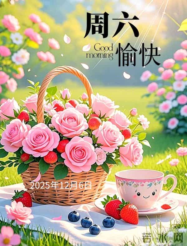 2025年12月6日早上好 早安周六愉快 早安温馨祝福语 早安精美美图