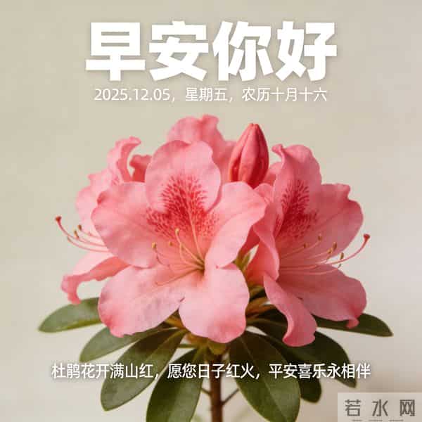 2025.12.05 早安祝福 围巾手套御寒风 亲友叮咛情意暖 早安幸福万年长