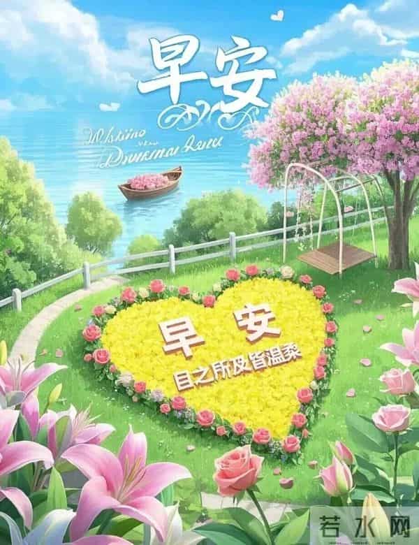 早上好,24张早安漂亮祝福图片,愿平安健康,心想事成