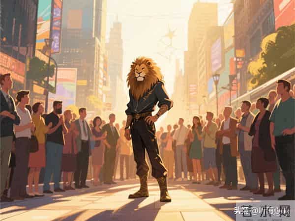 狮子座的骄傲,是刻在骨子里的自信,谁都模仿不来