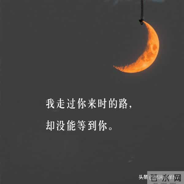 句句不提遗憾,句句却都是遗憾