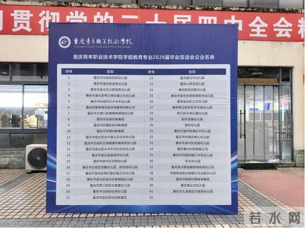 重庆青年职业技术学院学前教育学院举办2026届毕业生双选会 助力学子高质量就业