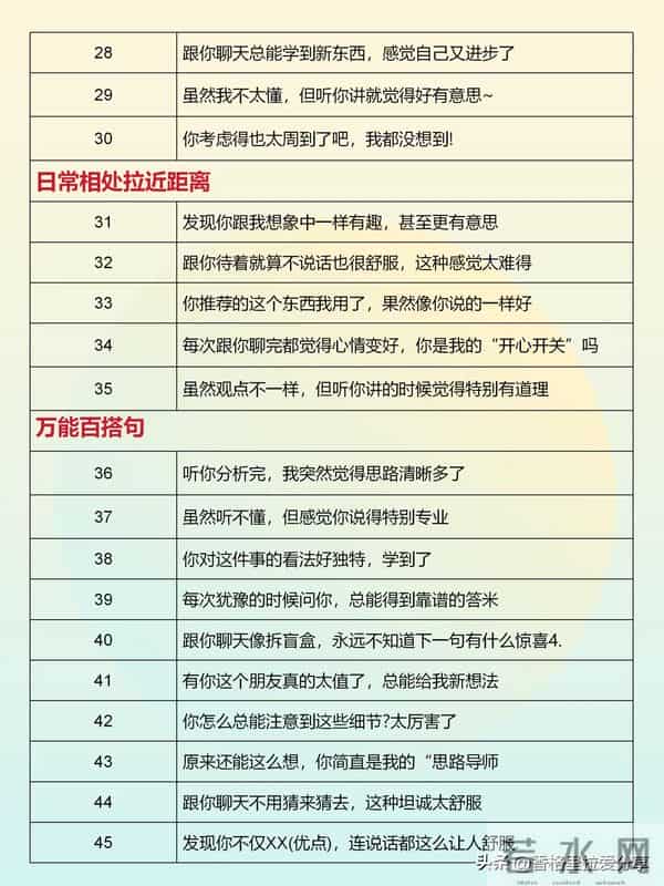 简洁不敷衍的话术