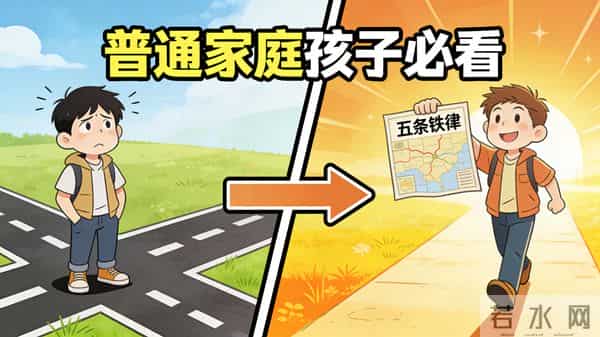 五条社会铁律，读懂少走十年弯路！普通家庭出身的孩子尤其要看