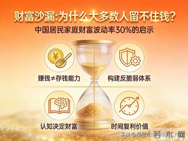 财富的沙漏:为啥大多数人赚到了钱,却总是留不住?