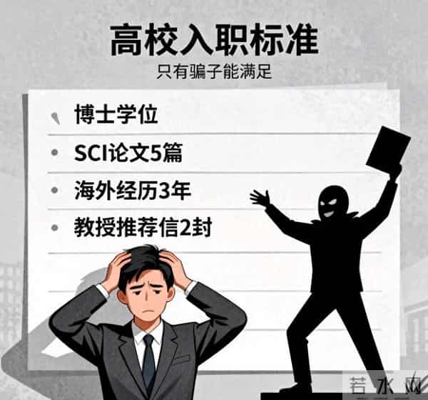 高校的入职标准果然只有骗子才能满足