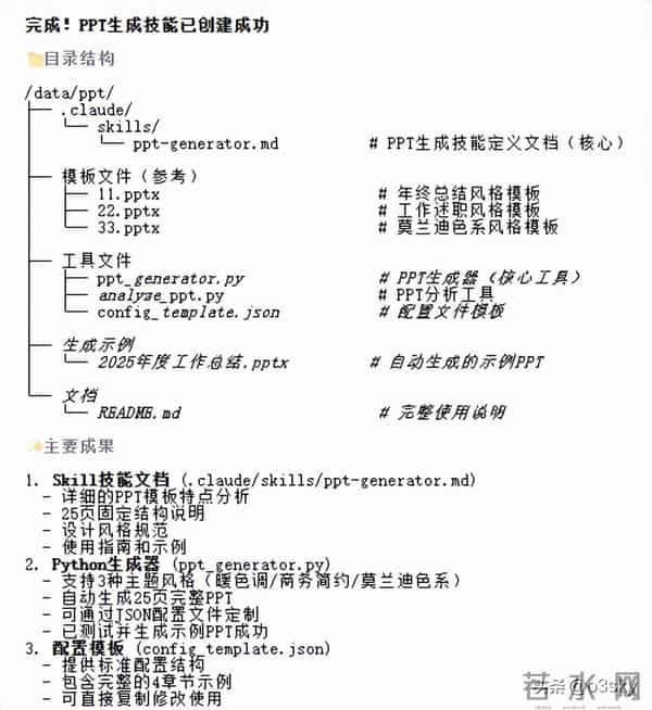 手把手教你用Claude制作专属PPT生成器-从模板学习到自动生成实战