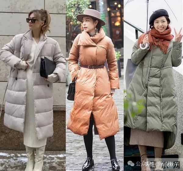 这个冬天“羽绒服+裙子”太好看!修身减龄,女人味十足