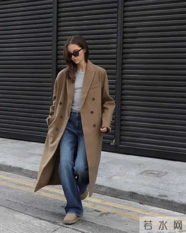 大衣+牛仔裤,冬日轻松又时髦!