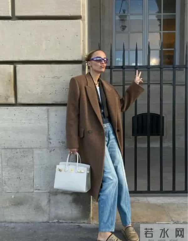 大衣+牛仔裤,冬日轻松又时髦!